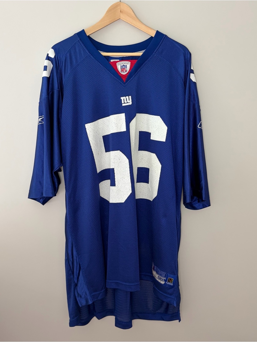Vintage Reebok NFL New York Giants Lawrence Taylor #56 Jersey 2XL Blue